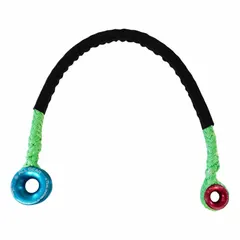Polyester rope sling with fixed ring-to-ring configuration. Rope diameter 5/8 in, length 3 3/8 ft, working load limit 2,880 lb. Used for overhead lifting, rigging, and load securing in industrial material handling applications.