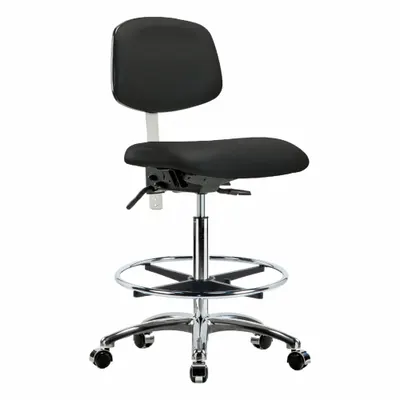 OEM Vinyl Cleanroom Task Chair - Vinyl Cleanroom Chairs