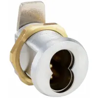 Cam Lock: Interchangeable Core Keyed Cam Lock, Chrome-Plated, Clockwise Unlock (MPN GCI13750912BCSTHK1)