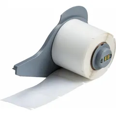 Pre-Cut Label Stock Roll: 1 1/2 in x 1 1/2 in, 1 1/2 in x 1 1/2 in, Polyester, White (Gloss) (MPN M7-32-423). Key specifications — Printer Series Compatibility: M710.
