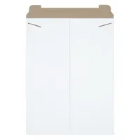 Mailer Envelopes: 18 in x 24 in, 18 in x 24 in, 0.028 in Material Thick, White, 50 PK (MPN RM11W)