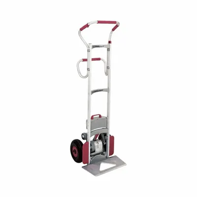 MAGLINER Stair Climber: Powered, 300 lb Cap, Four-Position Sweep Back, Aluminum - Electric Stair-Climbing Hand Trucks