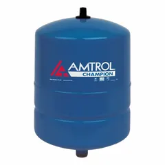 The AMTROL CH-2 is a 2-gallon residential steel well water tank with a 3/4 in FNPT connection. It is designed for inline installation in either horizontal or vertical orientation to help maintain system pressure and reduce pump cycling in small residential well water systems.