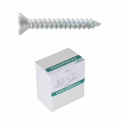 FLEXPIPE Square Screw: Drilling Screws, Steel, #8 Thread Size, Galvanized - Fasteners for Clamp-On Pipe Systems