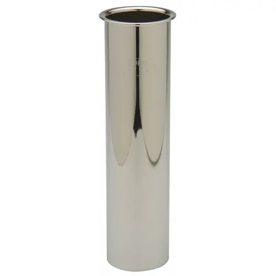 ZURN Tailpiece: Brass, Chrome, Silver, 1 1/2 in Nominal Pipe Size, 4 in Overall Lg - Tailpieces