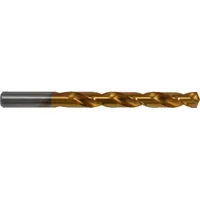 CHICAGO-LATROBE Jobber Length Drill Bit: 3/16", 135° Split Point, TiN-Coated Cobalt, NAS 907 Type B (MPN 47638)