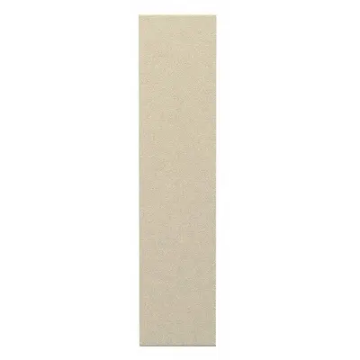 ASI GLOBAL PARTITIONS Partition Column: Plastic Polymer, Pebble, Cream, 82 in Ht, 18 in Wd - Pilasters for Bathroom Partitions