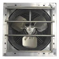 Shutter Mount Exhaust Fan: 12 in Blade, Variable Speed, 1/15 hp, Totally Enclosed Air Over, 884 cfm (MPN 484X38)