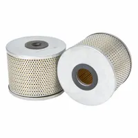Cartridge power steering filter for Kenworth vehicles. Overall height 5 13/16 in, overall length 21 13/16 in. Interchange numbers: Baldwin P528, FleetGuard LF637. Removes contaminants from power steering fluid to protect system components