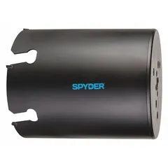 Multi-material-cutting hole saw with 5-1/4 in diameter, 1 tooth per inch, and 6-1/4 in maximum cutting depth. Features 5/8"-18 thread size for use with standard mandrels. Suitable for cutting holes in wood, metal, and plastic in construction and maintenance applications.
