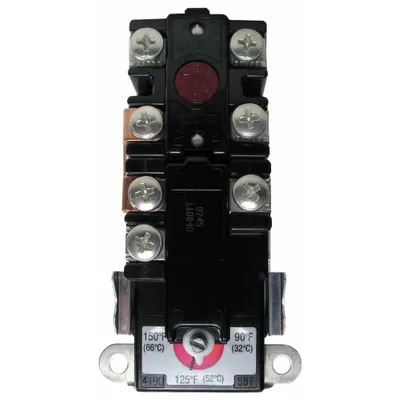 RHEEM Replacement Upper Thermostat: Electric, Two Element Non-Simultaneous, SP11698 - Plumbing