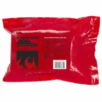 This METACAULK firestop pillow is 9 inches long by 3 inches wide and red in color. It provides a 3-hour fire rating for sealing openings around cables, pipes, and ducts in walls and floors. The non-interlocking design allows for easy installation in commercial and industrial passive fire protection applications