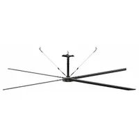 HUNTER INDUSTRIAL Ceiling Fan: 148,341 cfm Airflow, 20 ft Blade Dia, Variable Speeds, 480V AC, ECO (MPN E20-43I-IP-SM)