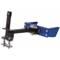 COXREELS Roller Guide: For 1175 Series Reel Series, Aluminum, Blue, Steel, For 13 1/2 in Reel Wd (MPN 15729-13.5)