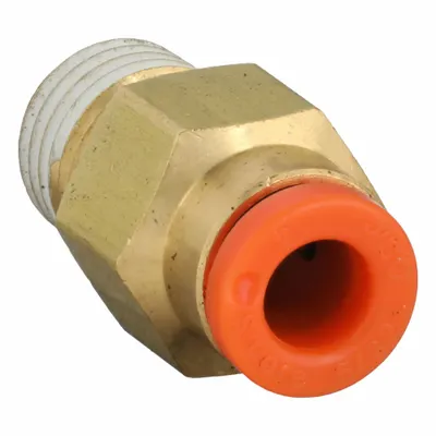 SMC KQ2H03-33AS Push-to-Connect x MNPT Adapter - Polybutylene & Brass Tube Fittings