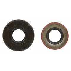 Oil seal kit for the gear case input shaft in Whirlpool washing machines and dryers. Includes seals and washers to prevent lubricant leaks and protect internal components. Genuine OEM replacement part.