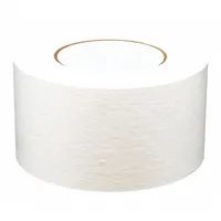 This pressure-sensitive paper tape features a kraft paper backing with a synthetic rubber resin adhesive. It is 3 inches wide and 60 yards long, suitable for sealing lightweight cartons, bundling, and general packaging applications