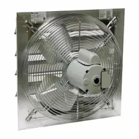 Shutter Mount Exhaust Fan: 18 in Blade, Variable Speed, 1/3 hp, Totally Enclosed Air Over, 3,150 cfm (MPN AX18-1V)