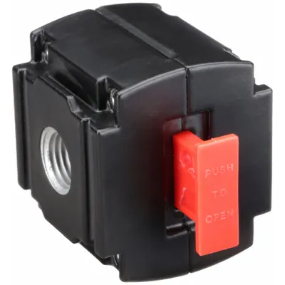 ARO Air Line Lockout Valve: 1/4 in NPT, 1/4 in NPT Outlet Size, 250 psi Max Op Pressure - ARO Compressed Air Line Lockout Valves for FRLs