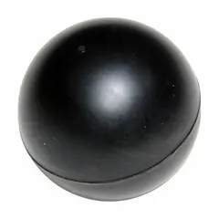 Check ball for diaphragm pumps, constructed of Buna-N material. Weighs 0.18 lb and is sized for 1.5 in pump applications. Used to prevent backflow and maintain system pressure in fluid handling systems.