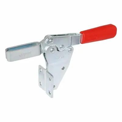JW WINCO Horizontal Acting Toggle Clamp: Horizontal Handle, Flange Base Mounting - Standard Toggle Clamps