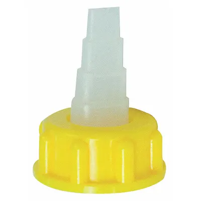 FAST CAP Lid Ring: Yellow - Adhesive Bottle Caps & Tips