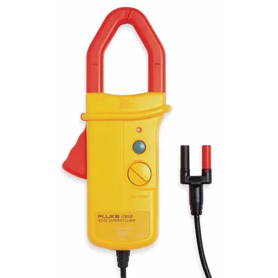 FLUKE Current Clamp Probe: CAT III 600V, Banana Plug, 1.1 in Jaw Opening, 1 A to 600 A - Clamp-On Current Probes