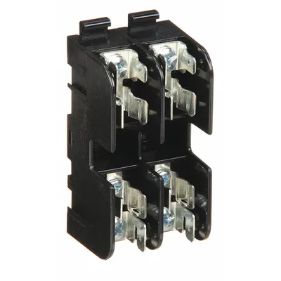 MERSEN Fuse Block: Open Block Design, 2 Pole, 480 V AC, Quick Connect/Screw - Fuse Blocks for UL Class G Fuses