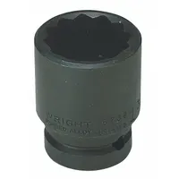 WRIGHT TOOL Impact Socket: 3/4 in Drive Size, SAE, 13/16 in Socket Size, 12-Point, Std, Black Oxide (MPN 67H26)