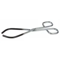 Beaker Tongs: 9 in Overall Lg, Steel, 1008, PTFE, 4 1/2 in Wire Size, 50 to 1,500 mL Beakers