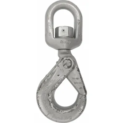 CROSBY Self-Locking Hook: 28,240 lb Working Load Limit, 100 Hook Grade, Alloy Steel - Self-Locking Hooks for Lifting