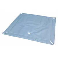 BRISKHEAT Insulated Tote Cover: Top Only, IBC Totes, White, Indoor (MPN TOTE-TOP)