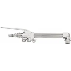 Smith-style cutting attachment for oxy-fuel cutting of ferrous metals. Features a 90° head for access in confined spaces. 12 1/2 in overall length. Part of the SC200 Series.