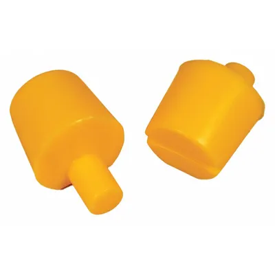 ULTRATECH Drum Rack Locator Pins, Polyethylene, 1 in Overall Height (2391) - Modular Pail Dispensing Racks