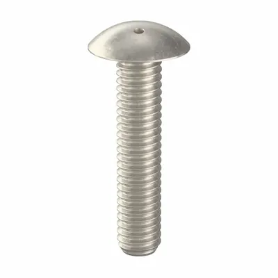 TAMPER-PRUF-SCREW Tamper Resistant Screw: 5/16"-18 Thread Size, 1 1/2 in Lg, Stainless Steel - Truss Head Tamper-Resistant Machine Screws