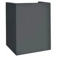 Hotel and Residential Safe Pedestal: 18 in H x 18 in W x 15 in D, Compatible With Safes (MPN MP916-BLK)