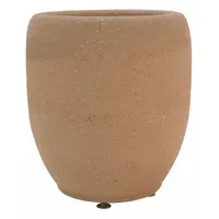 Planter Bollard: Circle, Beige, 25 in Overall Ht, Round Shape, Beige (MPN TF4350W22)