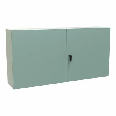 HAMMOND Electrical Enclosure: Steel, 30 in x 60 in x 12 in, NEMA 12/3R, Solid Cover - Steel Dust-Tight Enclosures