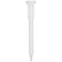 WESTWARD Mixing Nozzle: For 1:1/2:1 Mix Ratios, Clear, 4 in Long, Stepped Taper Tip, 10 PK
