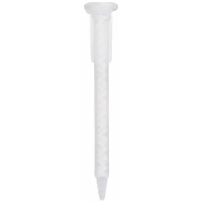 WESTWARD Mixing Nozzle: For 1:1/2:1 Mix Ratios, Clear, 4 in Long, Stepped Taper Tip - Mixing Nozzles