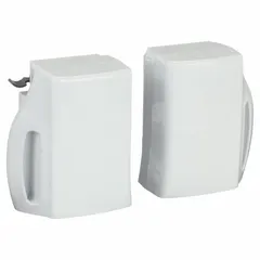 This TENNANT battery kit is a replacement power solution for floor cleaning machines. Constructed of white plastic, it has an overall width of 9 3/8 inches and is designed for machines sized 18 1/8 inches. Suitable for use in industrial and commercial cleaning applications.
