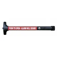 DETEX Exit Device: 36 in Max Door Wd, Aluminum (MPN V40 EB LD 628 99 36 W-CYL)