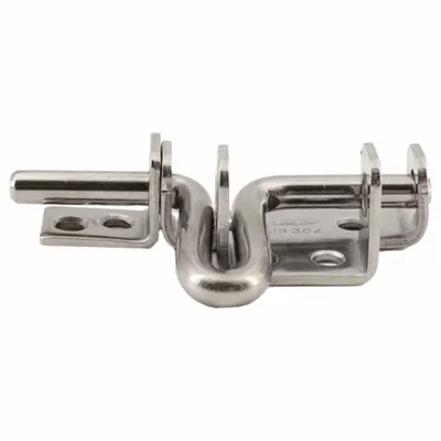 SUGATSUNE Gate Latch: Gate Latch, Padlock, 6 mm Bolt Head Dia, 1/4 in Max Shackle Dia - Gate Latches