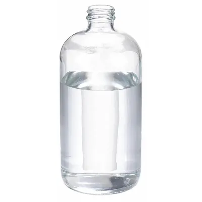 WHEATON Sampling Bottle: 1 L, Colorless, 33-400 mm, No Closure, 12, No Closure - Clear Narrow Mouth Round Glass Lab Bottles