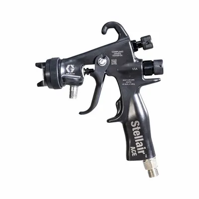 GRACO Spray Gun: HVLP, 13 1/2 in, 1/4 in Air Inlet Size, Enamels/Epoxies/Paints/Sealers - HVLP Spray Guns