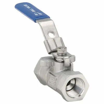 USA INDUSTRIALS Manual Two-Way Ball Valve: 1/2 in, 304 Stainless Steel, Straight Valve Body - Stainless Steel Ball Valves