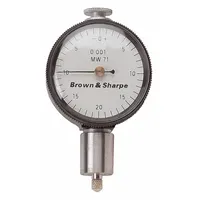 TESA BROWN & SHARPE Dial Indicator - Lug Back: 0 in to 0.25 in, Inch, Back Plunger, Balanced Reading (MPN 14.83006)