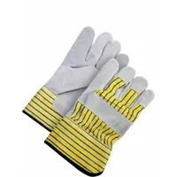 BDG Leather Gloves: L ( 9 ), Cowhide, Premium, Glove, Full Finger, Safety Cuff, Cotton Fleece, 1 PR (MPN 30-9-273)
