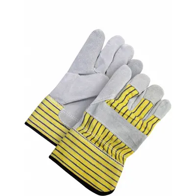 BDG Leather Gloves: L ( 9 ), Cowhide, Premium, Glove, Full Finger, Safety Cuff - Work Gloves