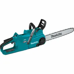 Battery-powered chainsaw with 18-inch bar length, rear handle design, and automatic chain oiler. Operates on the 40 V max XGT platform with a 42 cc equivalent motor displacement. Suitable for tree pruning, limbing, and light-to-medium firewood cutting.